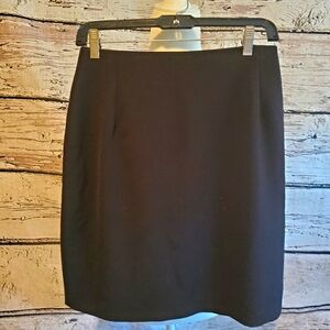 Caroll Paris Sz42 Black Pencil Skirt